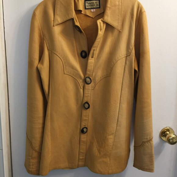 SANTA FE LEATHER Co 70s Western Deerskin Jacket - Picture 12 of 15